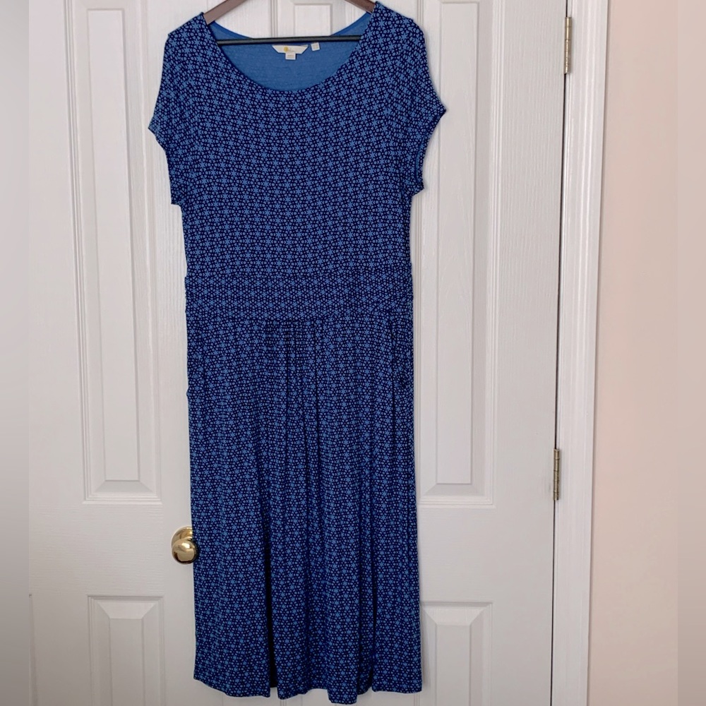 Boden Amelia Size 12 Long Jersey Dress